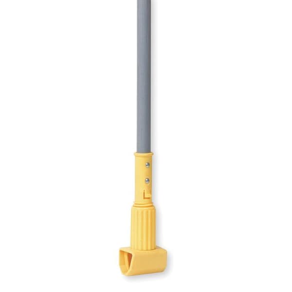 Tough Guy 60" Clamp On Wet Mop Handle, Gray, Fiberglass - 1TYZ3