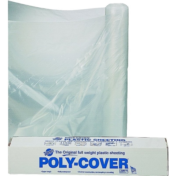 Orgill Poly ORGILL POLY 4X16-C Poly Film, 100 ft L, 16 ft W, 4 mil Thick, Clear - 4X16-C