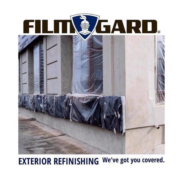 Film-Gard Film-Gard Plastic Sheeting 4 mil X 8 ft. W X 100 ft. L Polyethylene Black 1 pk - 625903