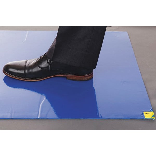 International Enviroguard Floor Protection Mat, Blue, 18x36", PK10 - EM1836R30B
