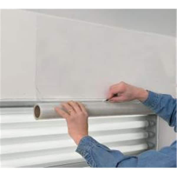 Dendesigns 48 in. X 200 ft. Booth Wall White Protective Film - DE2109283