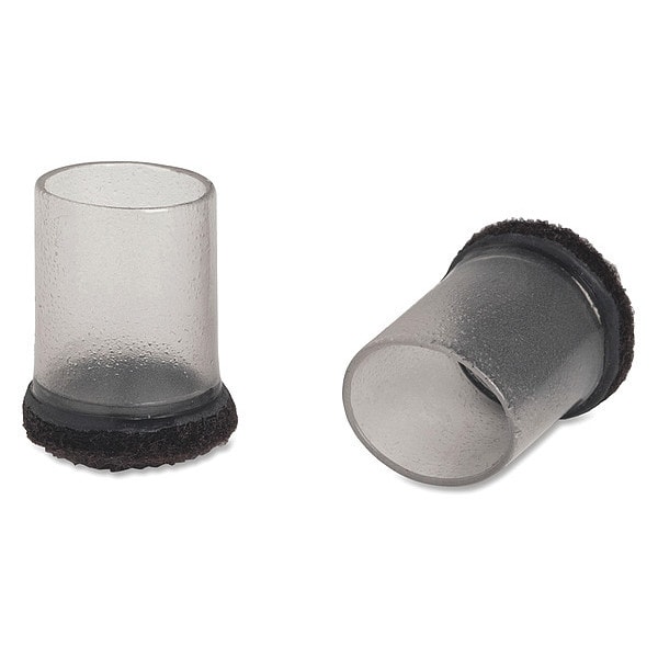 Lorell Sleeve Floor Protectors, Clr, 1-1/4", PK8 - LLR49321