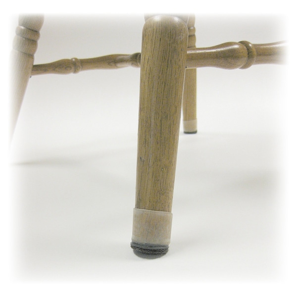 Lorell Sleeve Floor Protectors, Clr, 1-1/4", PK8 - LLR49321