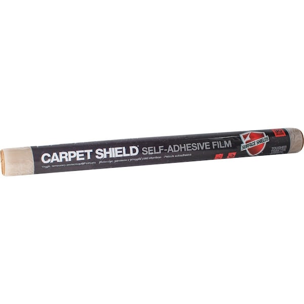Surface Shields Carpet Shield 24 In. x 50 Ft. Self-Adhesive Film Floor Protector - CS2450S