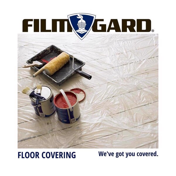 Film-Gard Film-Gard Plastic Sheeting 4 mil X 10 ft. W X 100 ft. L Polyethylene Clear 1 pk - 625922