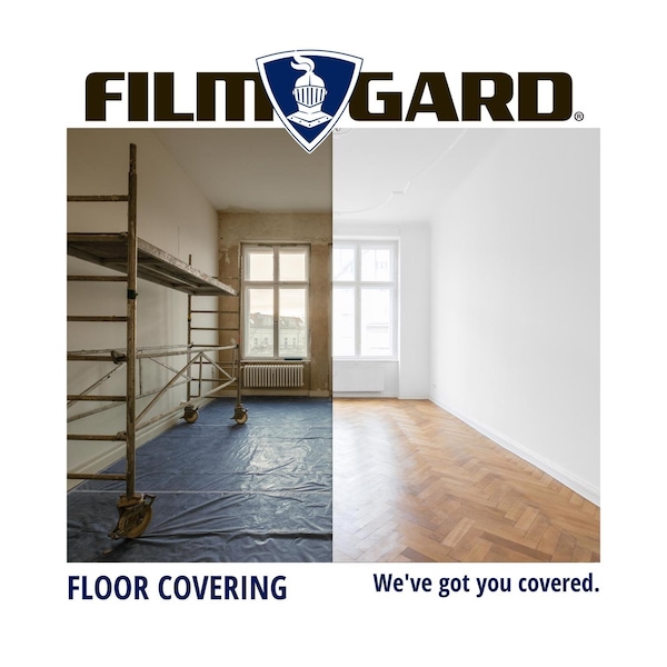 Film-Gard Film-Gard Plastic Sheeting 4 mil X 3 ft. W X 50 ft. L Polyethylene Black 1 pk - 626154