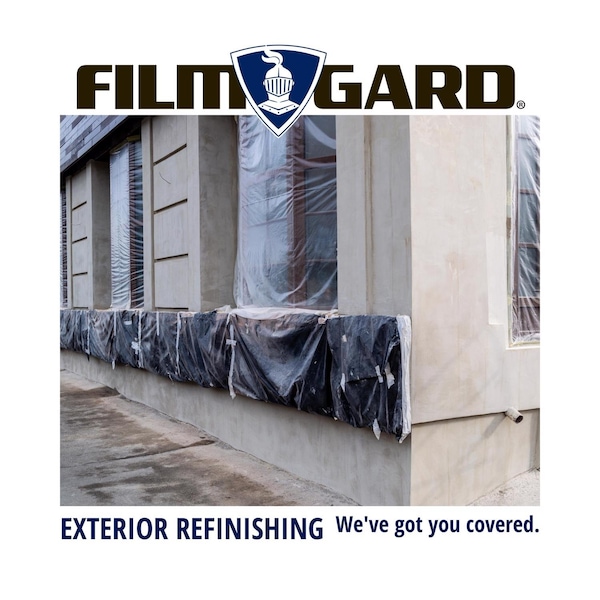 Film-Gard Film-Gard Plastic Sheeting 4 mil X 3 ft. W X 50 ft. L Polyethylene Black 1 pk - 626154