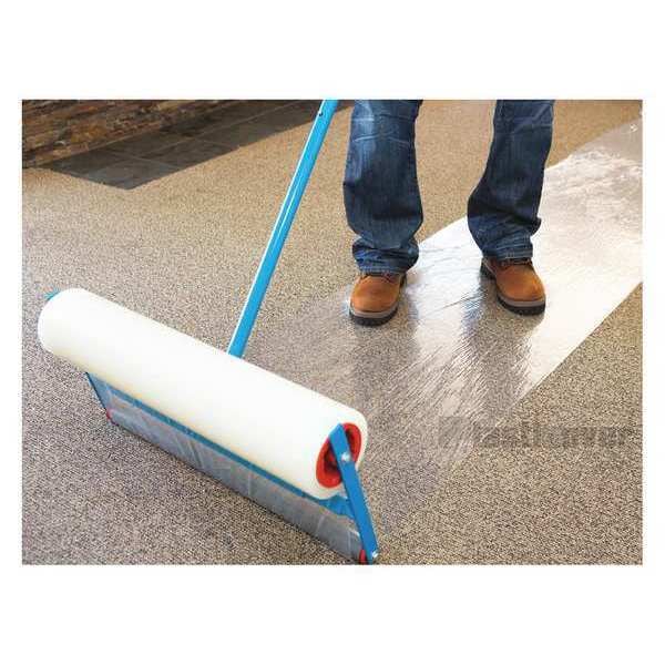 Plasticover Crpt Film Applictr, Blu, 24, 36 or 48 In W - PCA243648