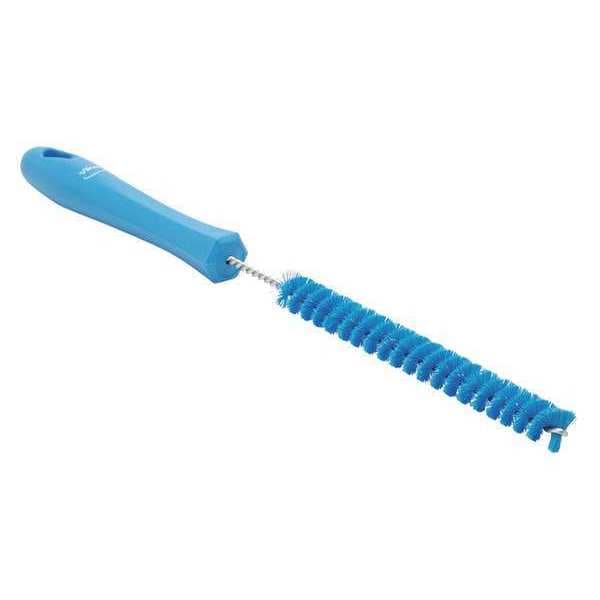 Vikan 7/8 in W Tube and Pipe Brush, Stiff, 6 1/2 in L Handle, 5 3/4 in L Brush, Blue - 53603