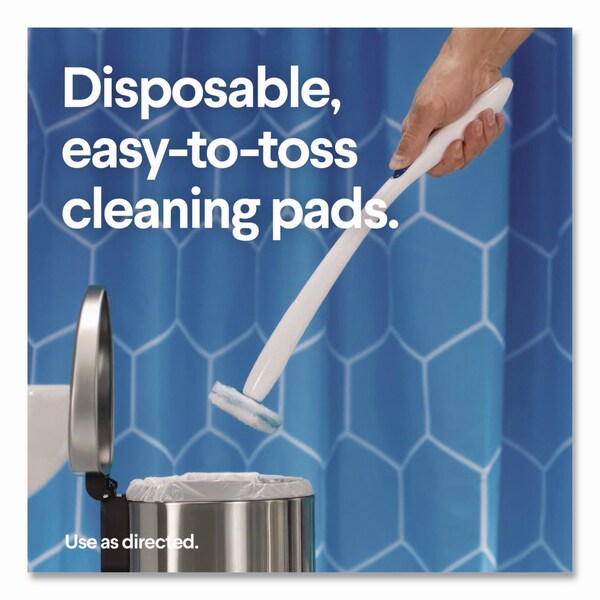 Clorox Disinfecting ToiletWand Refill Heads, Toilet Cleaning Scrubbing Pads, Blue/White, 20PK - 31049