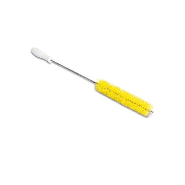 Malish Wire Brush, Yellow, 11 in L Overall, 6 PK - 33402