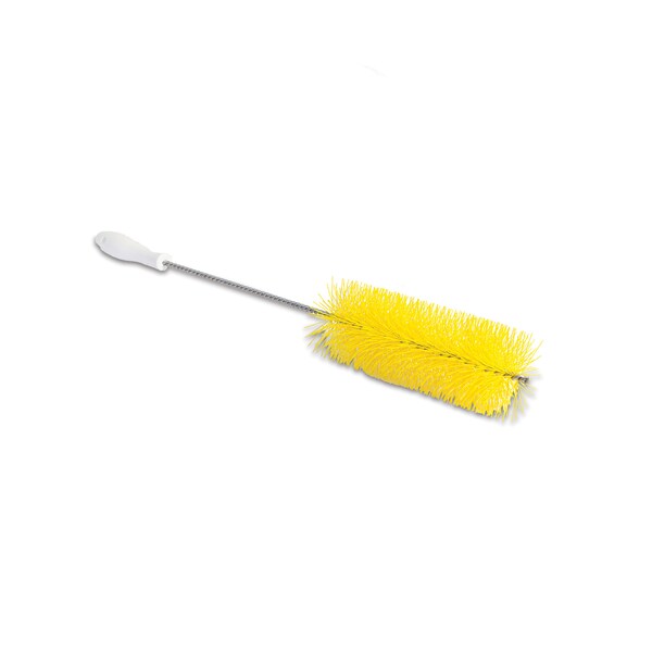 Malish Wire Brush, Yellow, 11 in L Overall, 6 PK - 33412