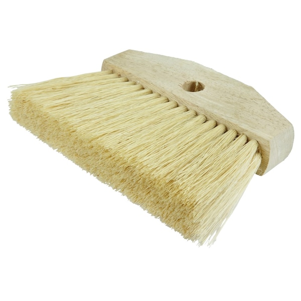 Weiler 7" Acid Brush, White Tampico Fill, 3-1/2" Trim Len, Detachable Handle - 74015