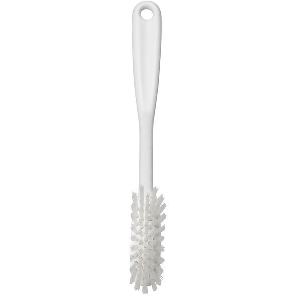Remco 1 in W Scrub Brush, Medium, 8 3/16 in L Handle, 11 in L Brush, White, Plastic, 11 in L Overall - 42875