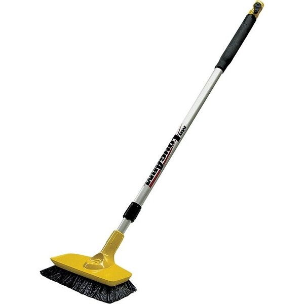 Mr. Longarm Woodmates Telewash II Deck Brush, 3.5 to 6.1 ft OAL - 8689
