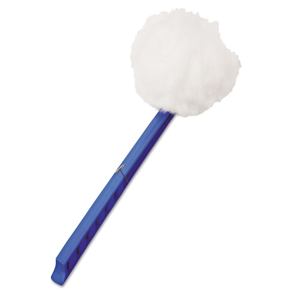 Impact Products Toilet Bowl Mop, 12in Handle, 5.75in Mop Head, Blue - 201