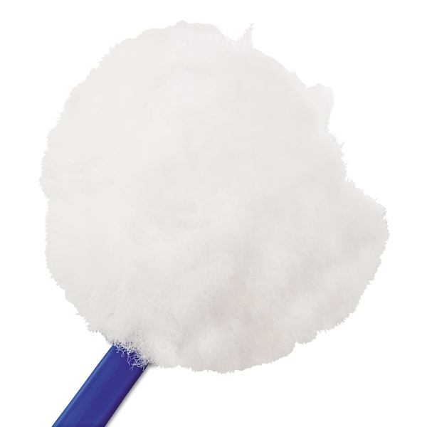 Impact Products Toilet Bowl Mop, 12in Handle, 5.75in Mop Head, Blue - 201