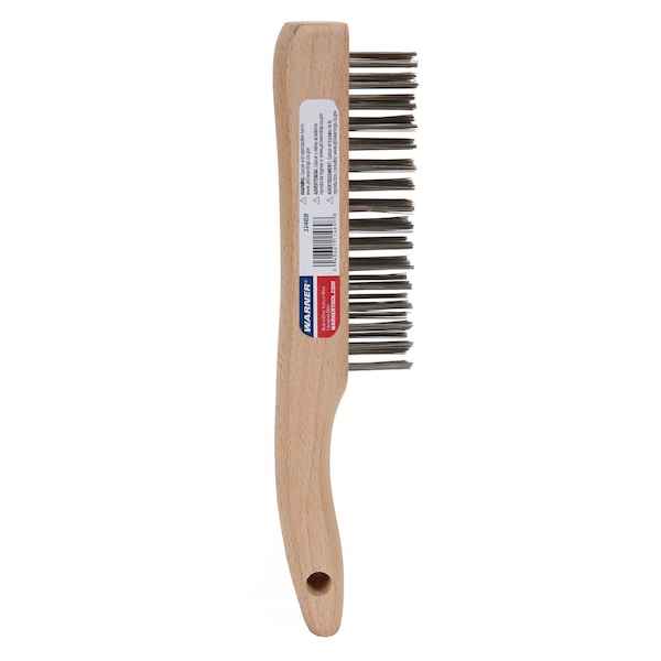 Warner Warner 4 in. W X 10 in. L Stainless Steel Wire Brush - 11469
