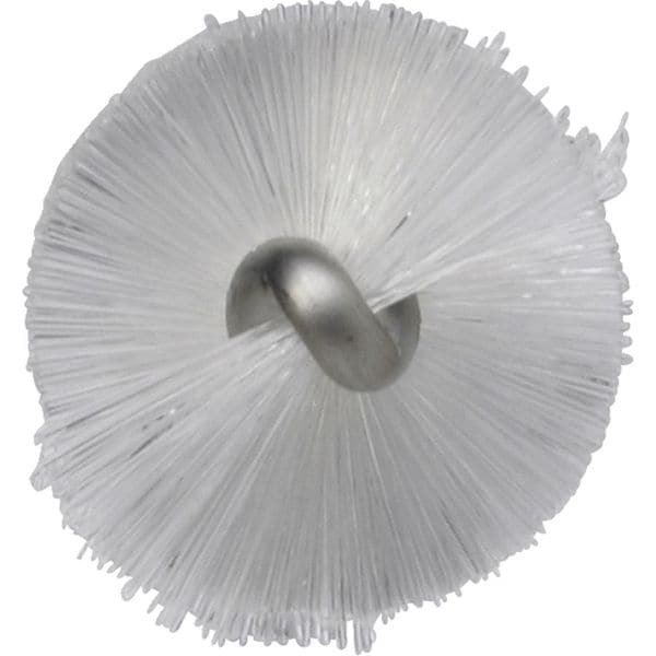 Vikan 1 in W Tube and Valve Brush, Medium, 14 in L Handle, 5 57/64 in L Brush, White - 53765