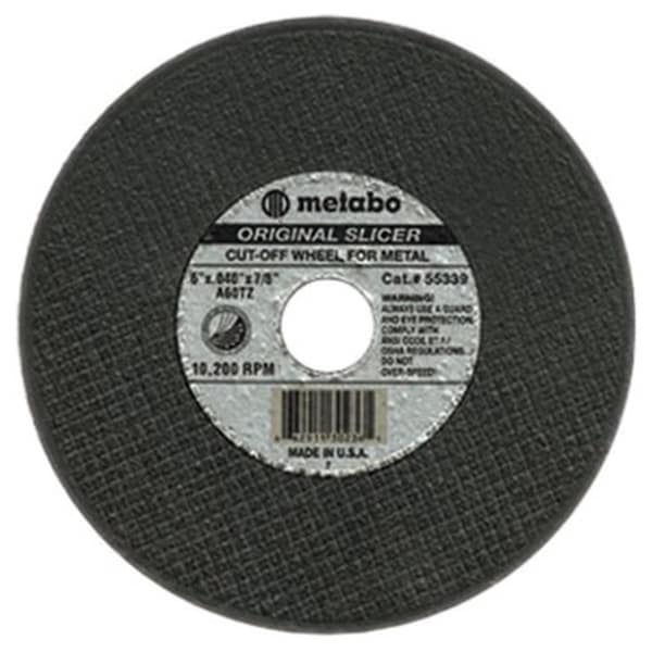 Ruedas de corte Metabo 4 1-2 pulgadas x 1-16 pulgadas x 7-8 pulgadas A36Tz T1 - 469-55332