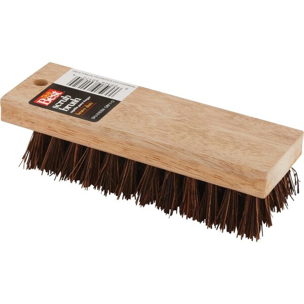 All-Source 7-1/4 In. Palmyra Bristle Hardwood Scrub Brush - 89615