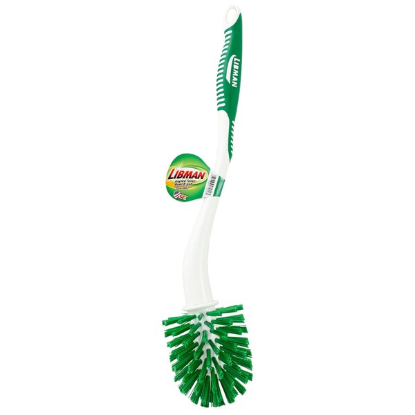 Libman Libman 3.25 in. W Stiff Bristle 11 in. Plastic/Rubber Handle Bowl Brush - 1020