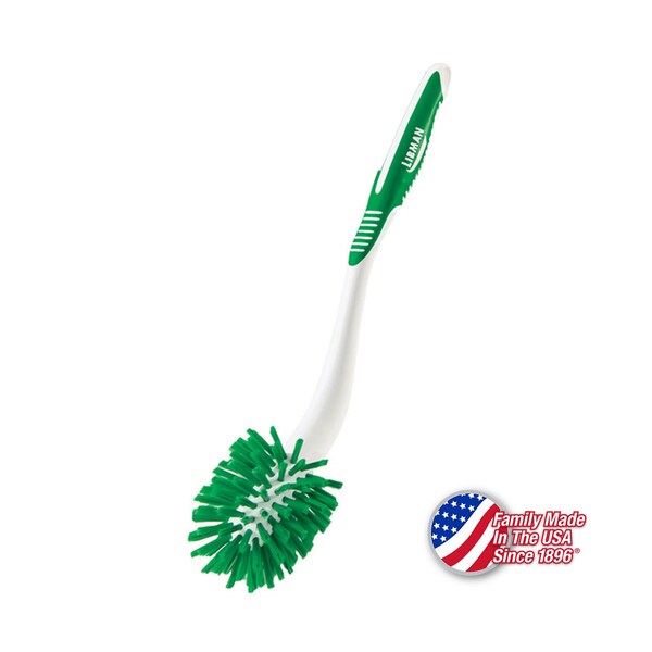 Libman Commercial Large Angled Toilet Bowl Brush, 6PK - 1020