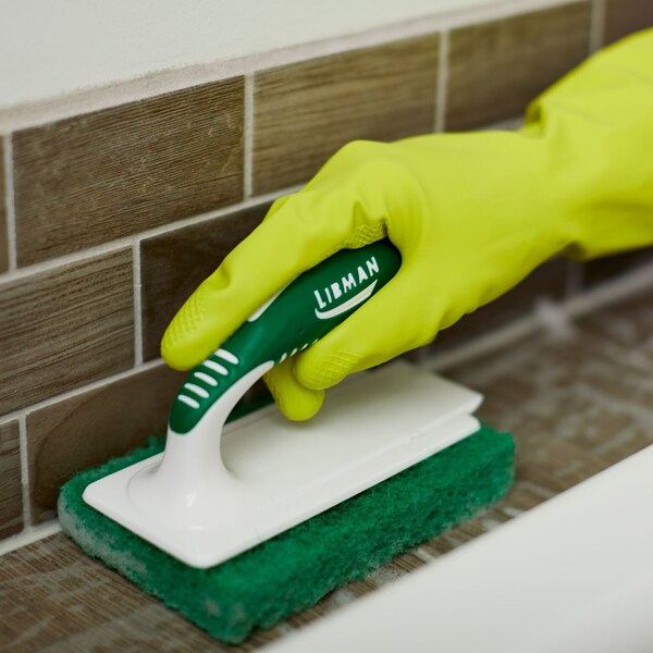 Libman Libman 5.75 in. W 5 in. Plastic/Rubber Handle Tub & Tile Scrubber - 1161