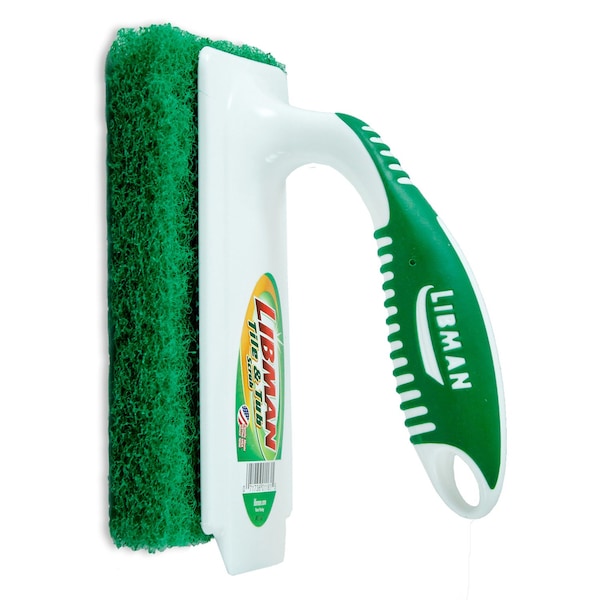 Libman Libman 5.75 in. W 5 in. Plastic/Rubber Handle Tub & Tile Scrubber - 1161