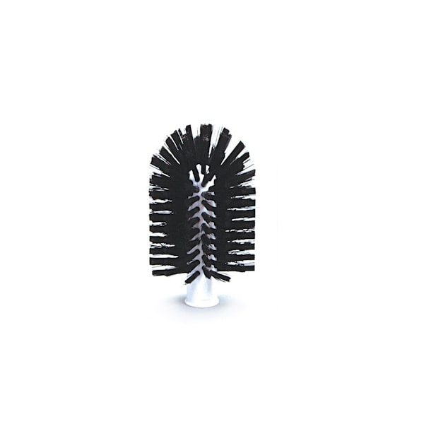 Malish Drain Brush, Black, White Plastic, 6 in L Overall, 3 PK - 2404