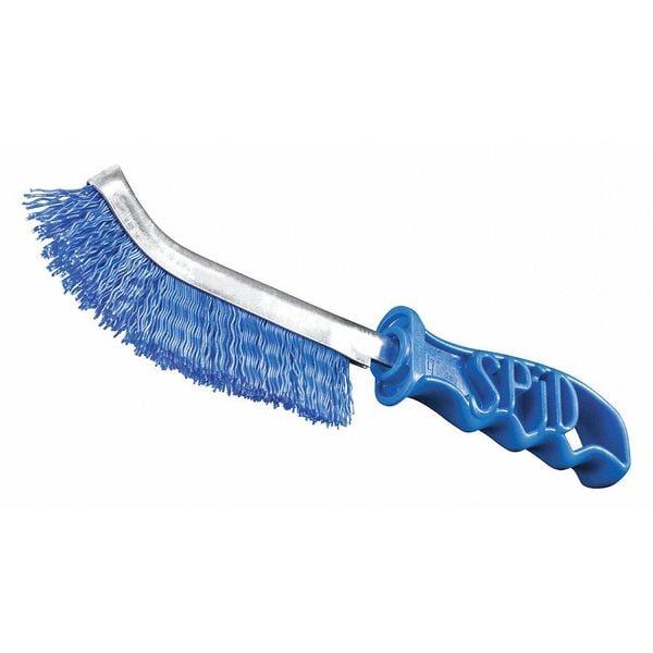 Tanis Brush 9-5/8" SPID Brush, Nylon Coated Steel, Shank Handle - 71430