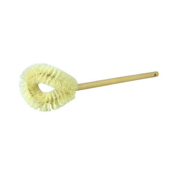 Weiler Bowl Brush, Professional, White Tampico Fill, Hardwood Handle - 44001