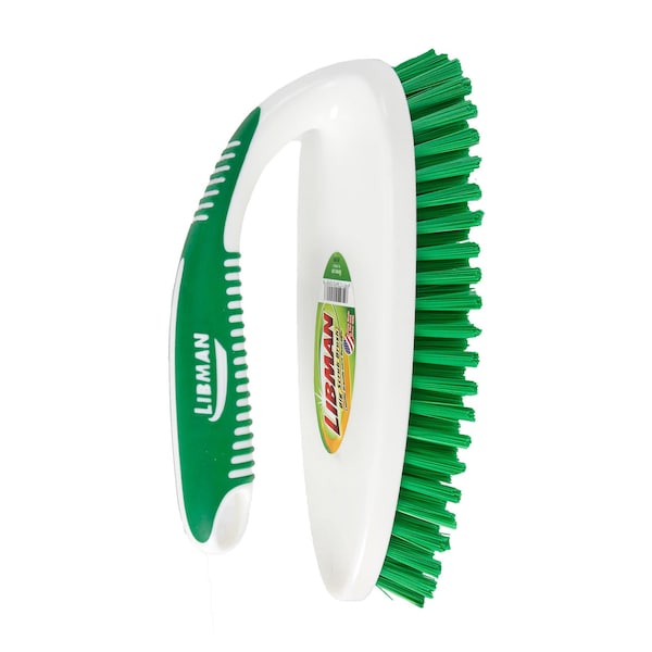 Libman Libman 3-1/4 in. W Medium Bristle 8 in. Plastic/Rubber Handle Scrub Brush - 1090