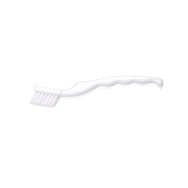 Malish Detail Brush, White Plastic, 7 in L Overall, 12 PK - 2390