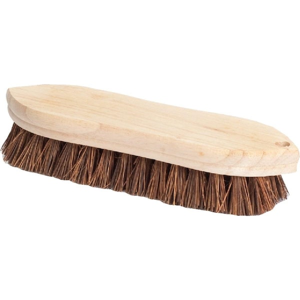 All-Source 9 In. Palmyra Bristle Hardwood Scrub Brush - 89625