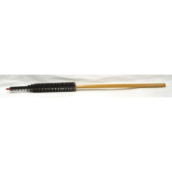 Tough Guy Refrigerator Coil Brush, 15 in L Handle, 12 in L Brush, Wood, 28 in L Overall - 3ECX8