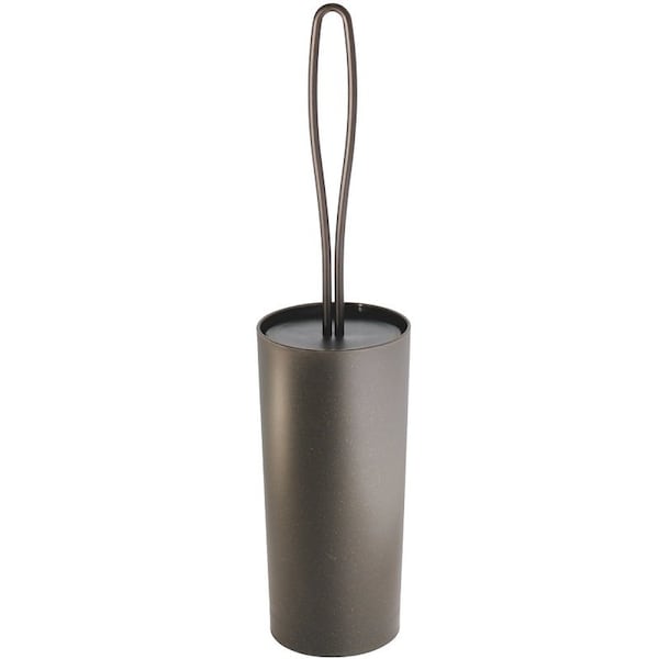 Idesign York Toilet Bowl Brush, Polypropylene Bristle, Bronze Bristle, 42 cm OAL - 98920