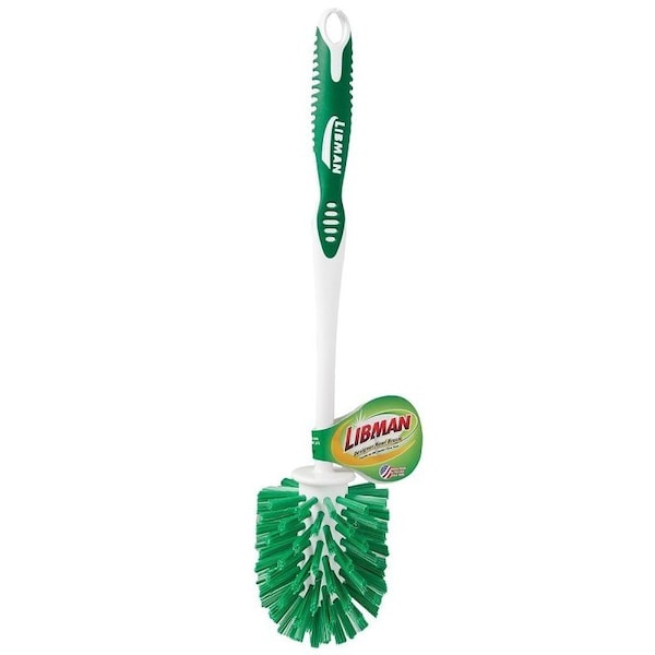 Libman Bowl Brush, 1 in L Trim, PET Bristle, 14.38 in OAL - 22