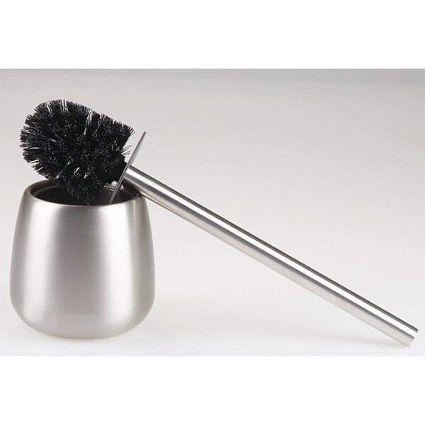Interdesign Toilet Bowl Brush, Stainless Steel Holder - 98810
