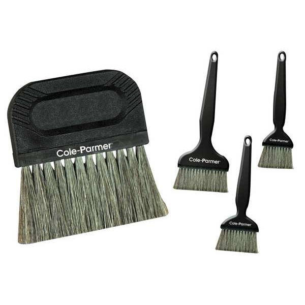 Control Co 2 1/2 in W 1 1/2 in L Handle, 1 1/4 in L Brush, Conductive Composite Material, 2 3/4 in L Overall - 3316