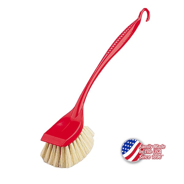 Libman Commercial Long Handle Tampico Scrub Brush, 6PK - 521