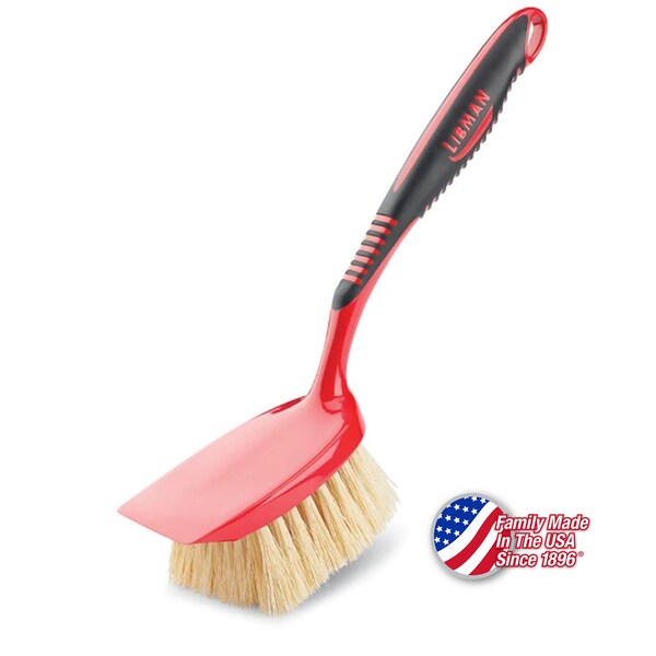 Libman Commercial Short Handle Tampico Scrub Brush, 6PK - 523