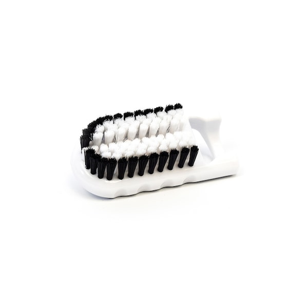 Malish Hand & Nail Brush, Black/White, 5 in L Overall, 12 PK - 2000
