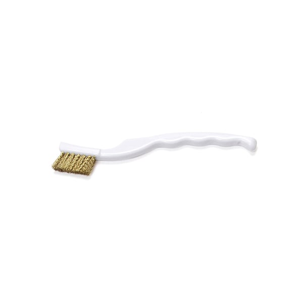 Malish Detail Brush, White Plastic, 7 in L Overall, 12 PK - 2380