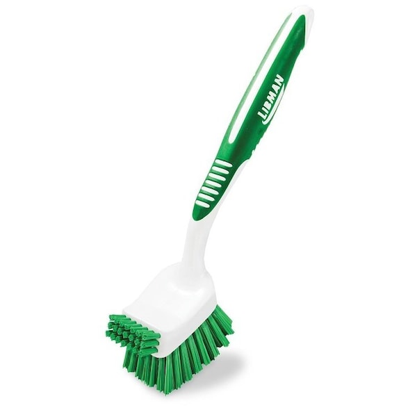 Libman Big Job Kitchen Brush, 7/8 in L Trim, 3 in W Brush, Polymer Bristle - 1042