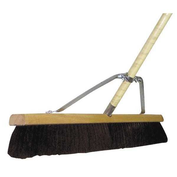 Tough Guy 12 1/2 in Sweep Face Broom Brace, Brace, Silver - 1VAD2