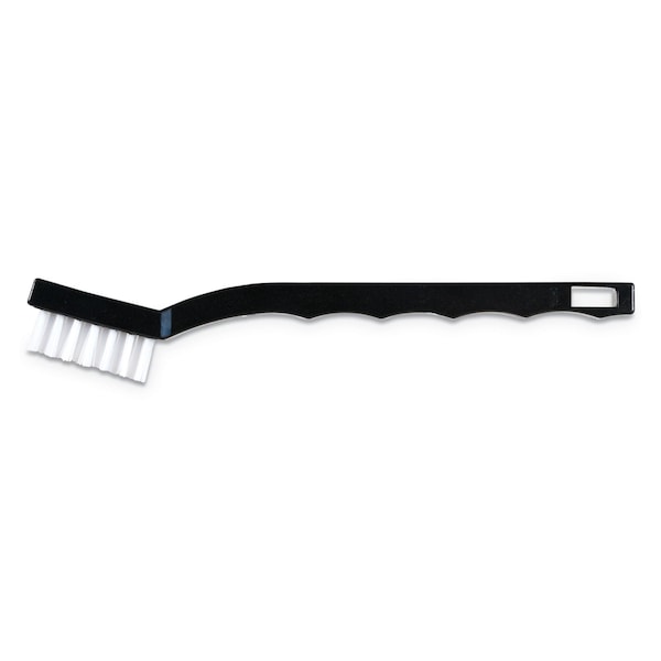 Carlisle Foodservice Flo-Pac Utility Toothbrush Style Maintenance Brush, 7.25in Brush, 7in Polypropylene Handle, 12PK - 4067400