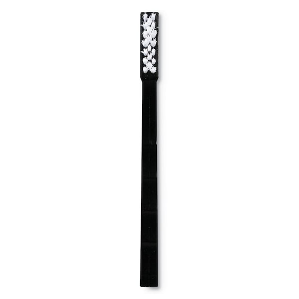 Carlisle Foodservice Flo-Pac Utility Toothbrush Style Maintenance Brush, 7.25in Brush, 7in Polypropylene Handle, 12PK - 4067400