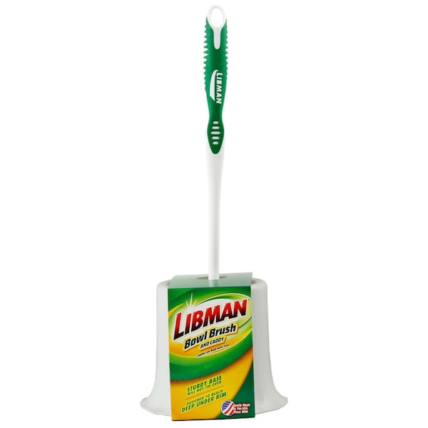 Libman Libman 5.5 in. W Hard Bristle 14 in. Plastic/Rubber Handle Brush and Caddy - 34