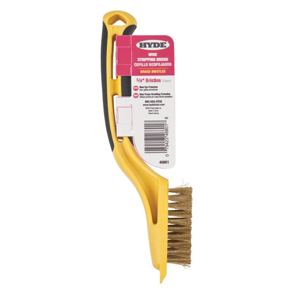 Hyde Hyde 1.12 in. W X 6.9 in. L Brass Stripping Brush - 46801